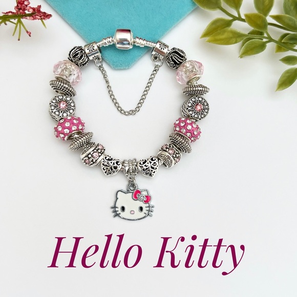 Jewelry Hello Kitty 925 Sterling Silver Charm Bracelet New Poshmark